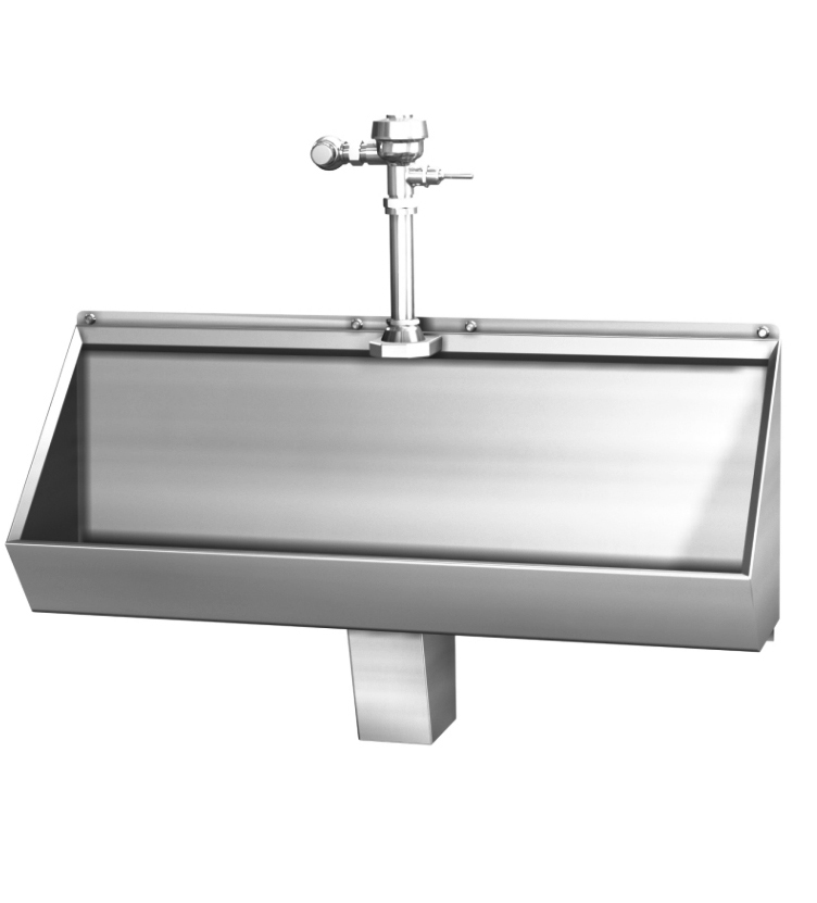 2174 - Stainless Steel Trough Urinal 4 Foot - Acorn Engineering