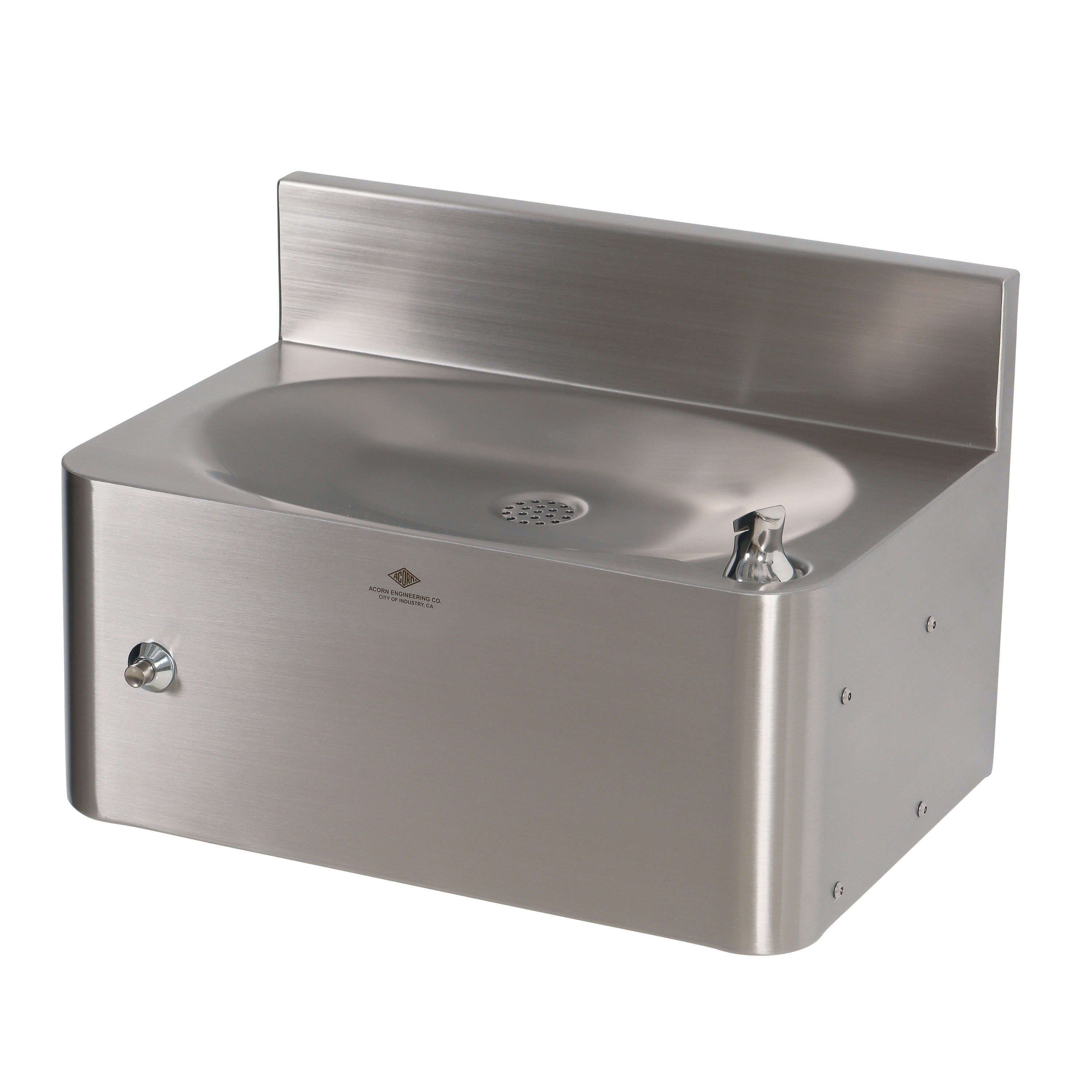 1670FA Front Access Wall Mount Secuity Drinking Fountain Acorn