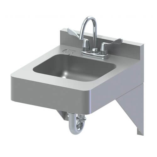 18" x 22" ADA Stainless Steel Lavatory - Acorn Engineering