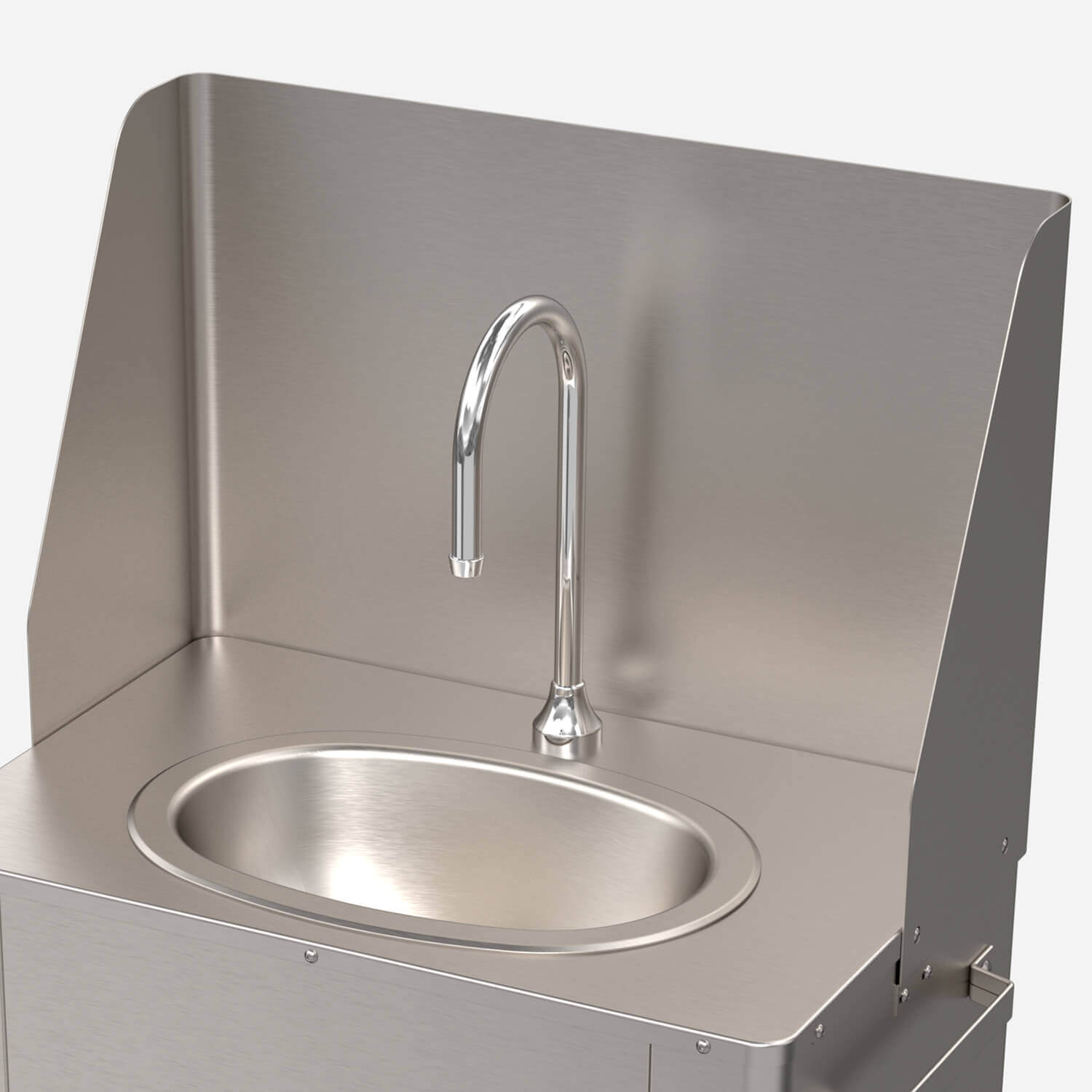 Acorn Portable Wash-Ware Hand Washing Station Station with 110V Plug-in  Pump, Gooseneck Sensor Faucet and Wrap Around Splash Guard