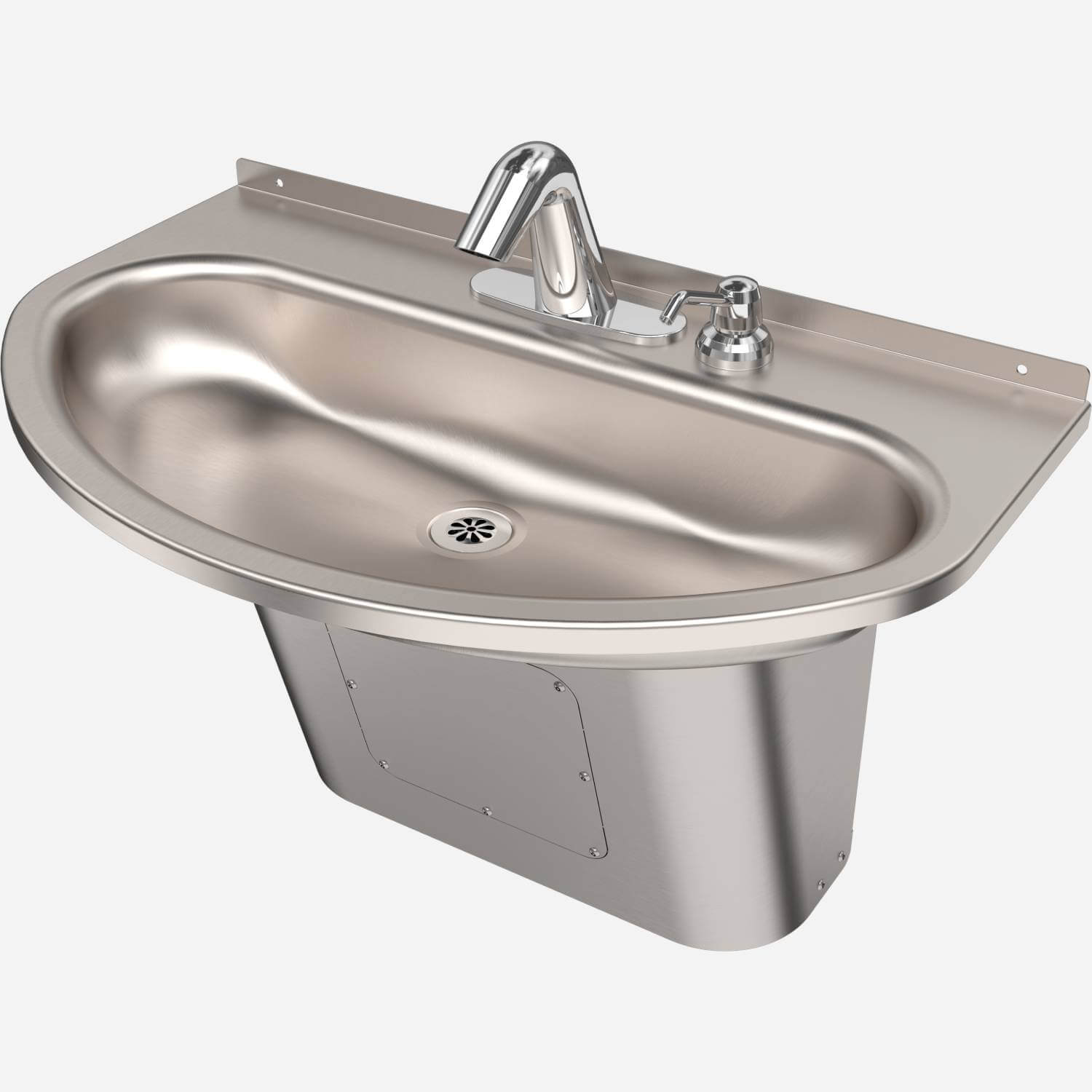 Stainless Steel Lavatory Sinks  Commercial Bathroom Sinks - Acorn