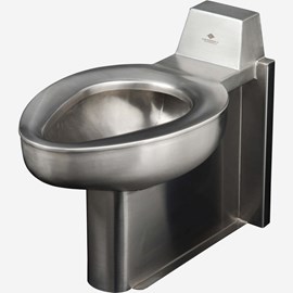 1685- On-Floor, Wall Waste, Blowout Jet Stainless Steel Security Toilet ...