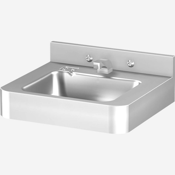 18 X Rectangular Stainless Steel Lavatory Acorn Engineering 18 X Front Mount Stainless Steel Lavatory With Rectangle Bowl