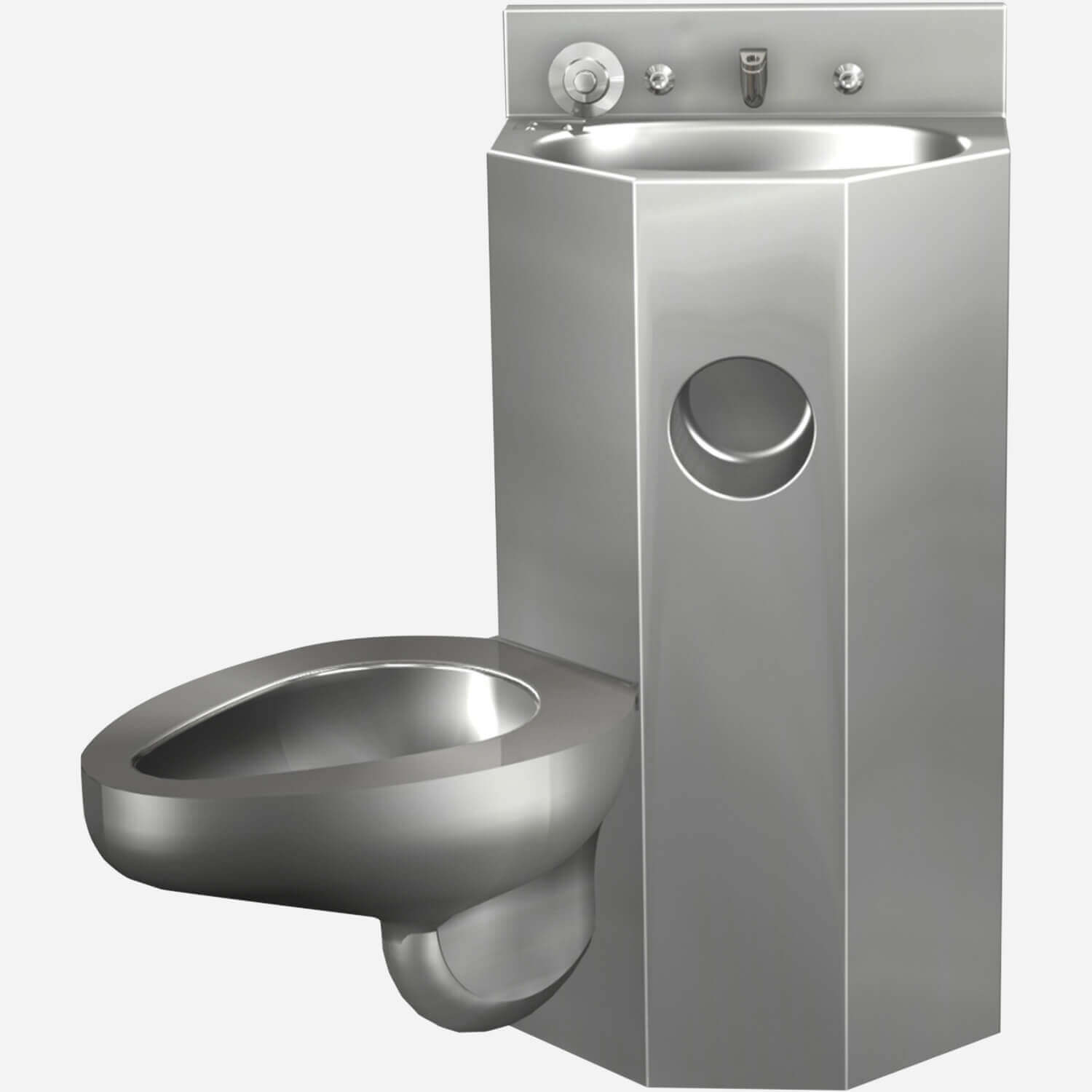 Toilet and shop sink combination