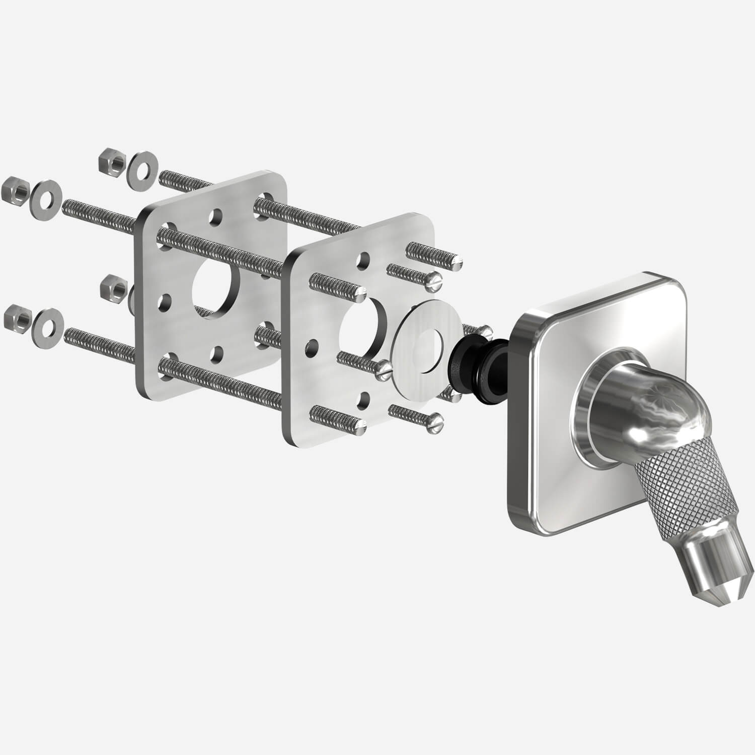 ADA Zenith Built-in Shower with Handheld - Acorn Engineering