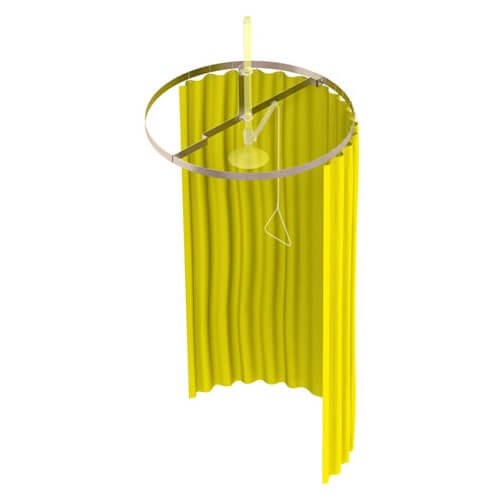Modesty Curtain For Vertical Mounted Emergency Drench Shower S0000 Share This Page
