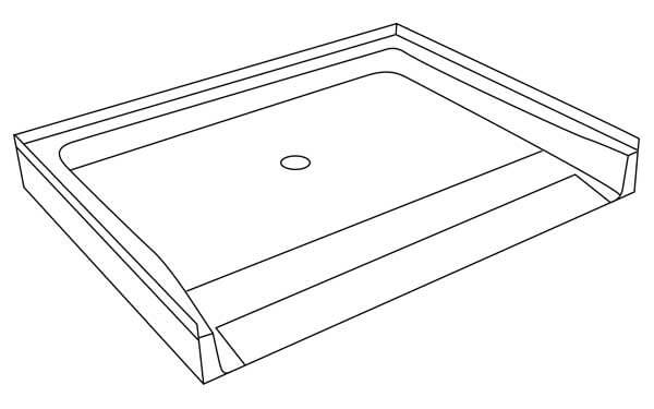48 Square Terrazzo Wheelchair Accessible Non Ada Shower