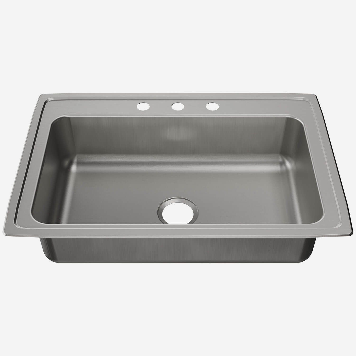 Acorn-Sinks® Stainless Steel Drop-In Sink, 33