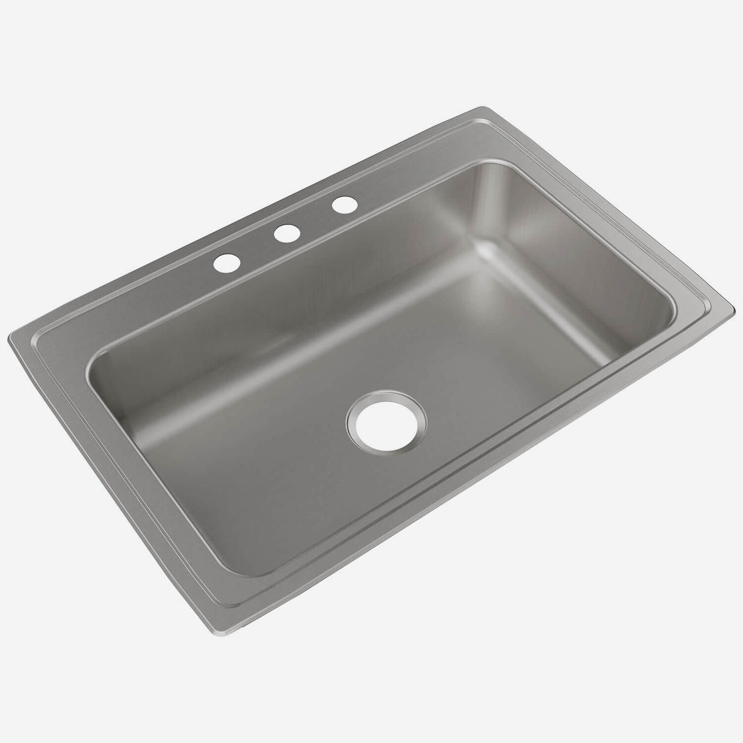 Acorn-Sinks® Stainless Steel Drop-In Sink, 33