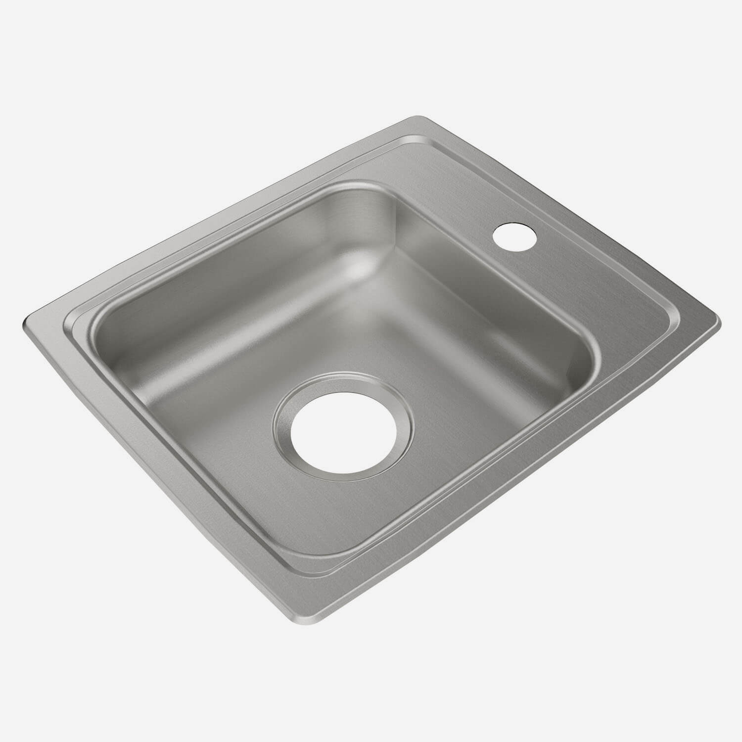 Acorn-Sinks® Stainless Steel ADA Drop-In Sink, 15\, image size:1500x1500